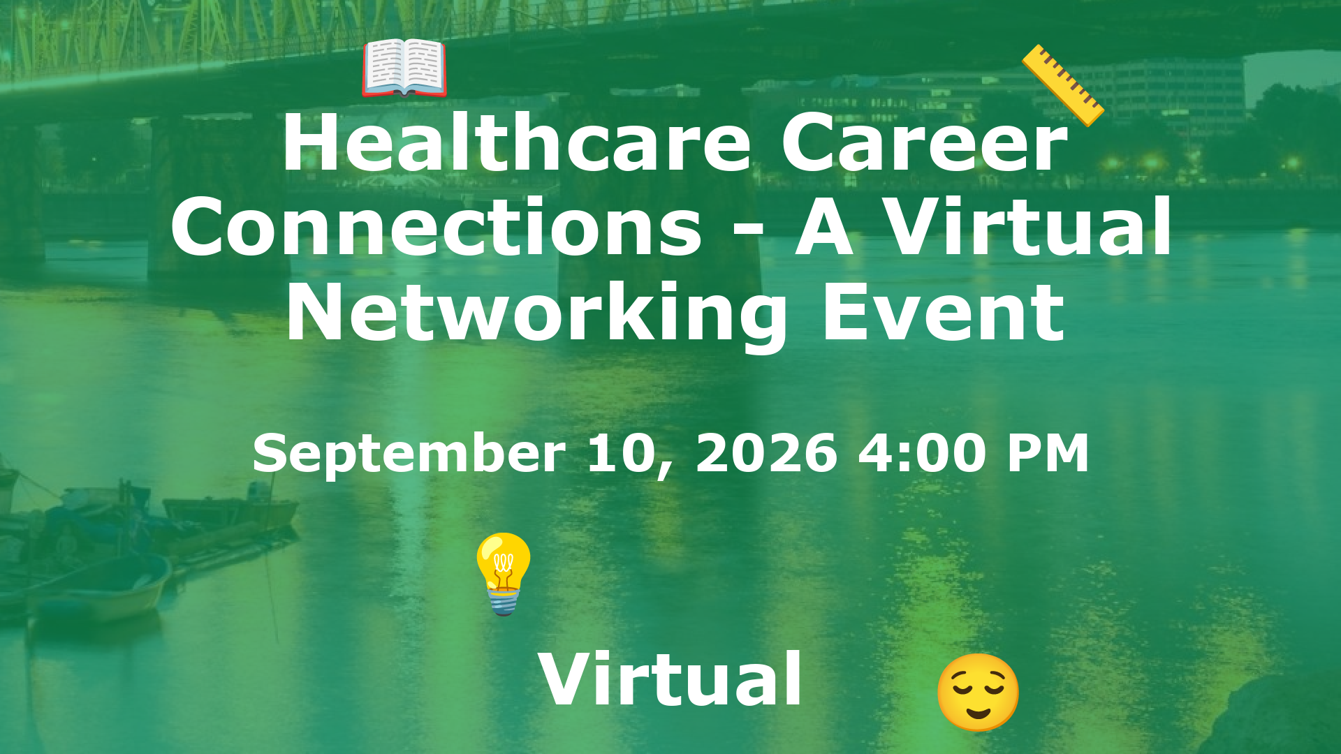 Healthcare Career Connections - A Virtual Networking Event event image